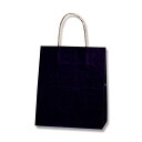 シモジマ ヘイコー 手提 紙袋 25CB 21-12 未晒 クラフト クロ 21x12x25cm 50枚