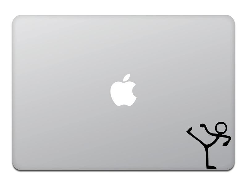 カインドストア MacBook Air/Pro マックブック ステッカー シール 人 キック Kick M621X