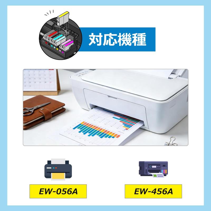 MED-4CL 日本製 エプソン用 インク MED メダマヤキ EW-056A EW-456A プリンター インク EW056A EW456A 互換インク 4色セット MED-BK MED-C MED-M MED-Y (合計5本) stellarshop-10215103 stellarshop サンプル画像2