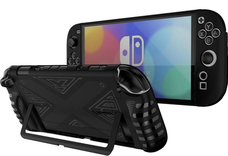 For Nintendo Switch 2 ケース 保護ケース【BAOLINTX】TPU素材 擦り傷防止 全面保護 超薄型 耐衝撃 軽量 放熱設計 傷つけ防止 男女兼用 Nintendo Switch 2 カバー (ブラック)