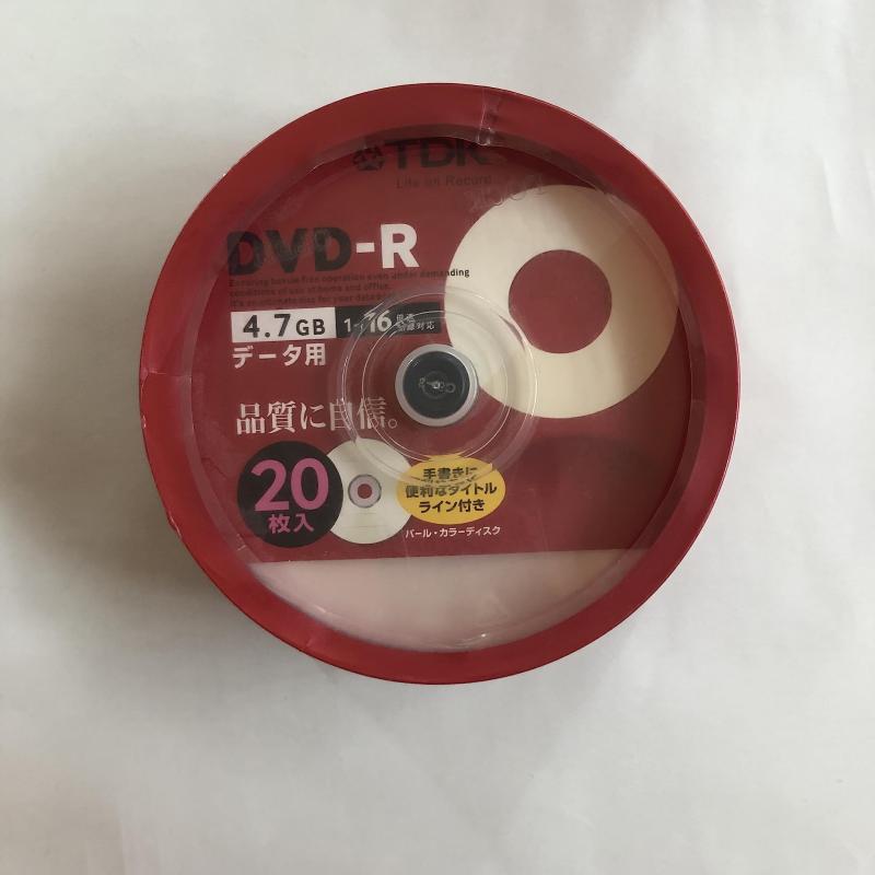 Rakuten - TDK データ用DVD-R 4.7GB 16倍速対応 パールカラーディスク(タイトルライン付き) 20枚 スピンドル DR47ALC20PU