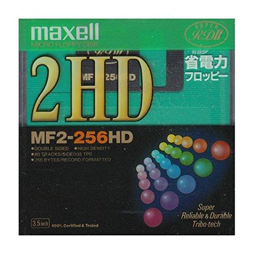 媒体软盘 - 3.5インチ2HDフロッピーディスク　maxell MF2-256HD(GN)1P