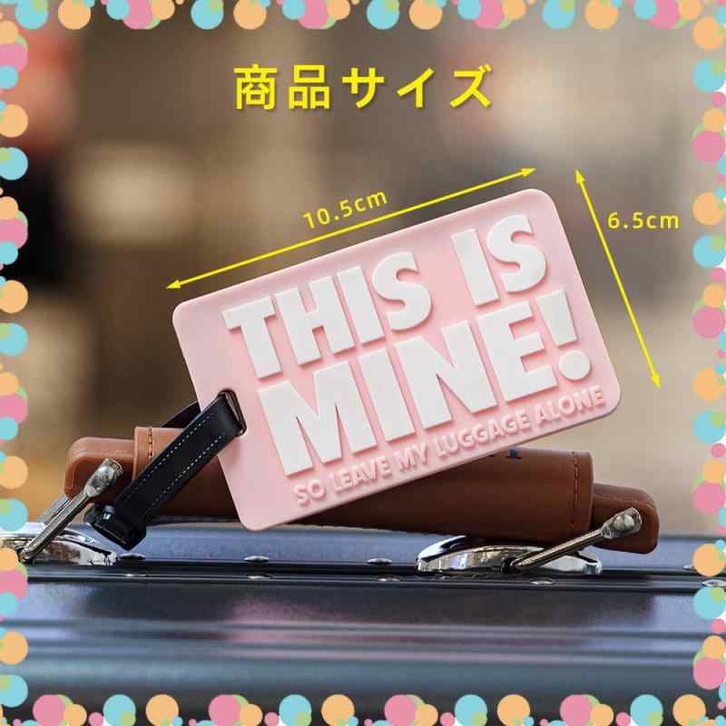 stellarshopのRenjzle 荷物タグ スーツケース用 4個セット PVC素材 おしゃれ 目立つ 紛失防止 名前ラベル 旅行用 ビジネス出張 軽量耐久 取り外し簡単｜アングル2