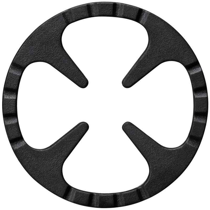 Rakuten - イシガキ 鉄鋳物 五徳サポート 約幅14×奥行14×高さ0.8cm デリッシュ・ライフ アウトドア 4245 黒
