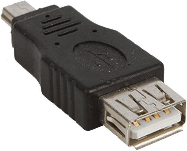 stellarshopのParishop 10個入り OTG 5pin Mini チェンジャー 変換アダプタ USB オス → メス｜アングル2