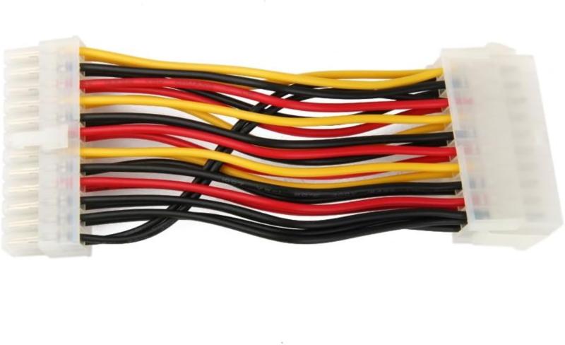 hobbyant ATX 20ピン オス 24ピン メス PSU 電源アダプタ 変換ケーブル