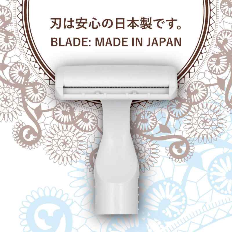 stellarshopの貝印 ompa T替刃 9個入り フェイスシェーバー 電動シェーバー 女性カミソリ 産毛ぞり 眉毛剃り 眉毛 (替刃3個入×3パック) セット 3個 (x 3)｜アングル3
