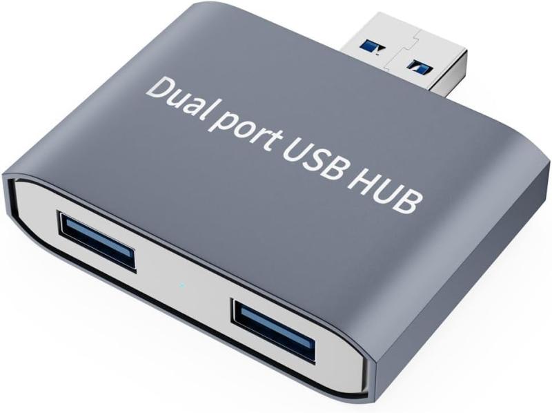 USB 3.0ハブ 2ポート 超高速5Gbps転送対応 ノートPC デスクトップ用 コンパクト設計 プラグ&プレイ プリンタ・マ stellarshop-10216697 stellarshop パッケージ画像