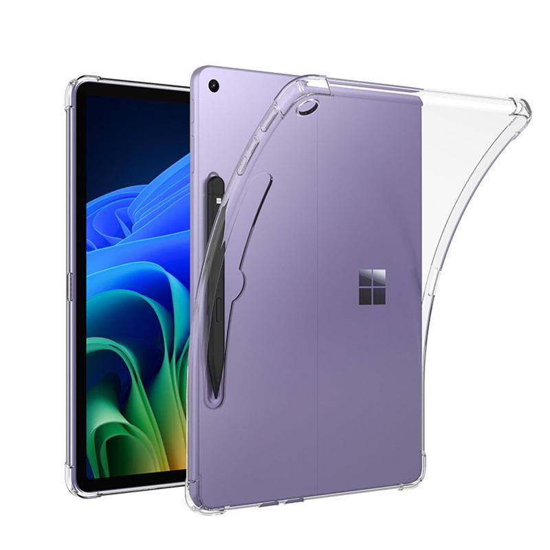 For Surface Pro 12 2025 用 ケース カバー 保護ケース 【NOUKAJU】 12インチ TPU素材 軽量 薄型 タッチペン収納機能…