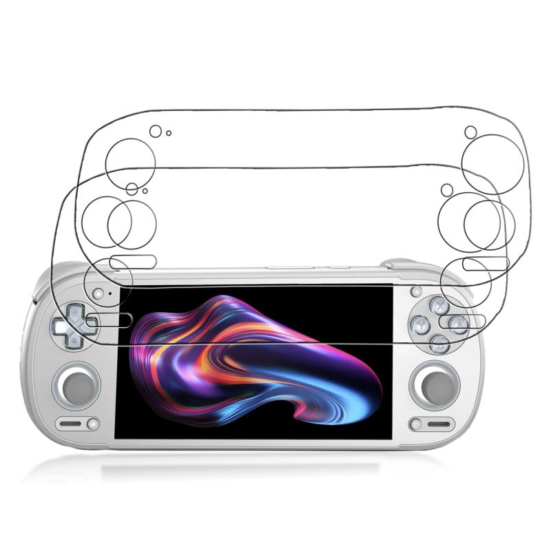 HUKWIMO (2枚) スクリーンプロテクター for Retroid Pocket 6 タブレット用 非ガラス 自動吸着、気泡なし、指紋防止、クリア高透過。