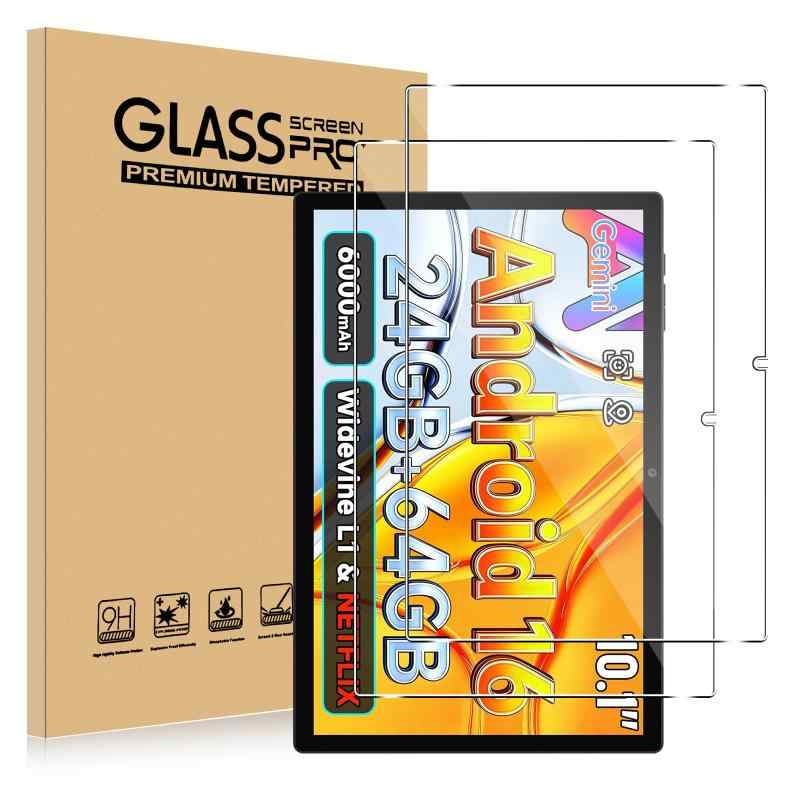 For BMAXPAD I10S フィルム タブレット10インチガラスフィルム 強化ガラスプロテクター Zatree 9H硬度 高清高透 スクラッチ防止 指紋防止 全画面カバー 自動吸着 気泡なし 簡単取り付