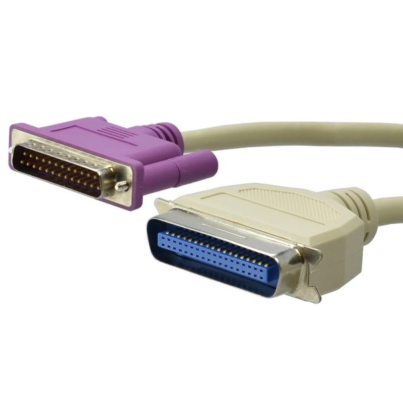 Rakuten - アクロス プリンタケーブル IEEE1284 1m Dsub25Pオス-マイクロリボン36Pオス APC700