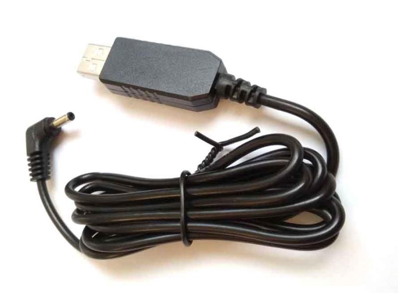 Rakuten - VECASDEN DC 12V から DC 5V USB 電圧変換ケーブル、DC 3.5x1.3mm インターフェース対応、USB 2.0 Type-A インターフェース搭載、1m電源ケーブル付き。