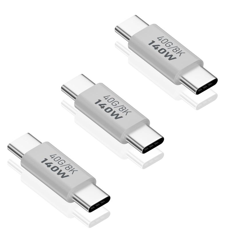 Poyiccot USB C to USB C オスオスアダプタ, 3個セット