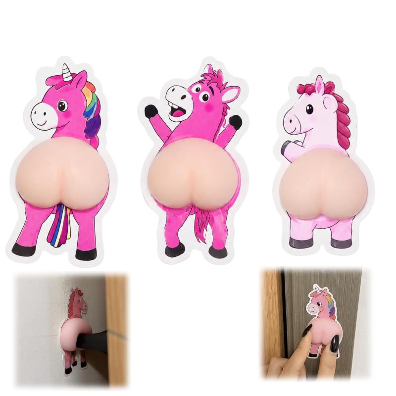 Rich Peach スクイーズ 午年 モデル 3D おしり シール 立体シール ぷくぷく 3枚セット 可愛い 立体 動物デザイン ごほうびシー ル スマホ用飾り DIY用 手帳用 貼り付け可能 手芸用品 デコシ stellarshop-10309820 stellarshop パッケージ画像