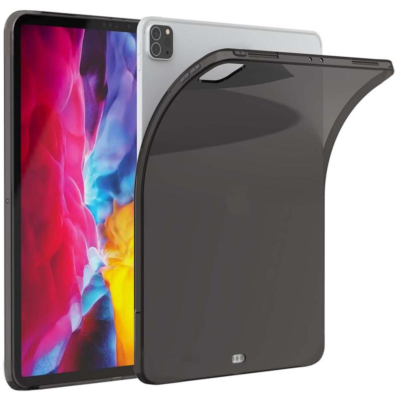 iPad Pro 9.7 インチ ブラック クリア ケース、Asgens シリコン 柔軟なソフト TPU 耐衝撃タブレット コンピューター ケース iPad Pro 9.7 インチ モデル A1673 A1674 A1675 (2016) 用の商品画像