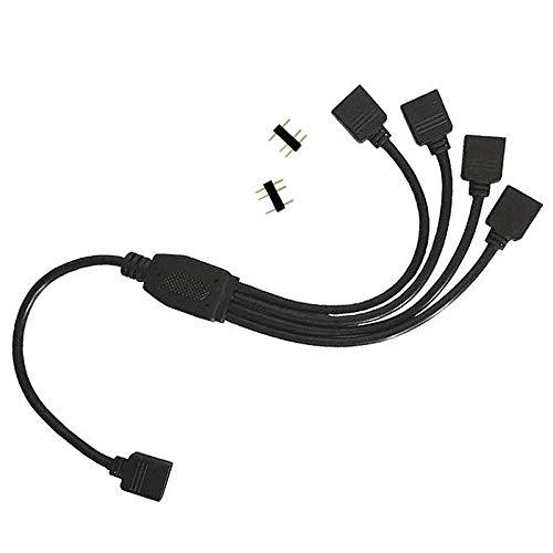 waves 3ピン アドレッサブル LED用 4分岐ケーブル 30cm ARGB AURA SYNC NeoPixcel WS2812B