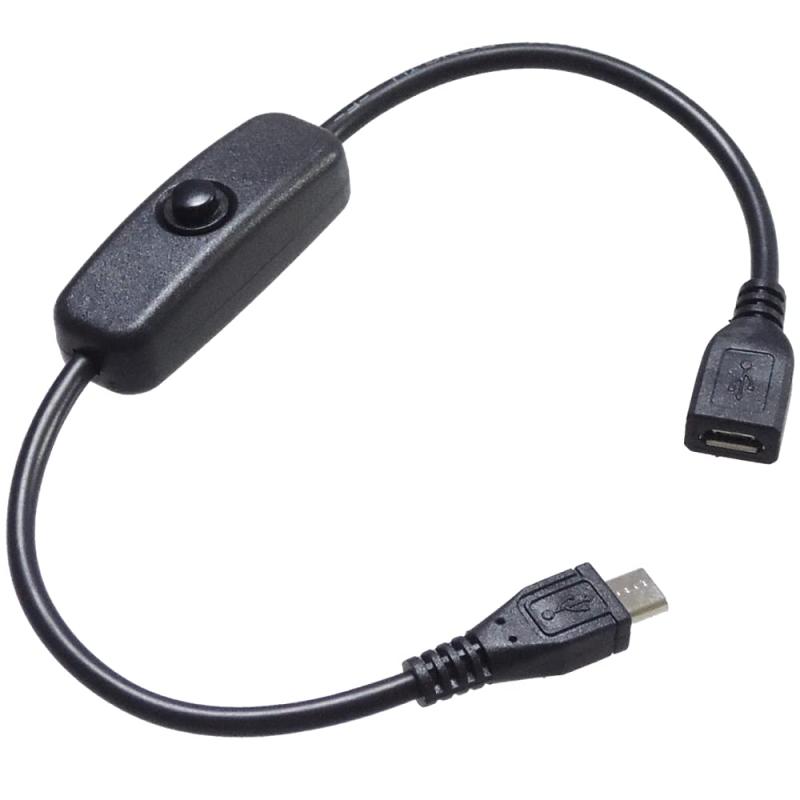 KAUMO USBスイッチ マイクロUSB micro-B (非対応データ通信/非対応スマホ急速充電) 28cmデータ線が無いため、データ通信できません。 スマホの急速充電（QC クイックチャージなど）は、データ線が必要になるため未対応です。 電子機器によっては、データ線の無いコードでは充電できない機種があります。長さ: 約28cm5V/2A対応