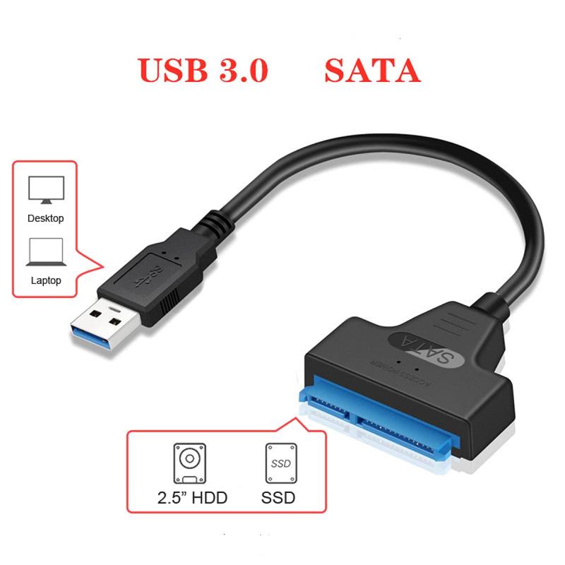 stellarshopのCHENYANG超高速5 Gbps USB 3.0 to SATA 22ピンアダプタケーブル2.5ハードディスクドライバSSD｜アングル3