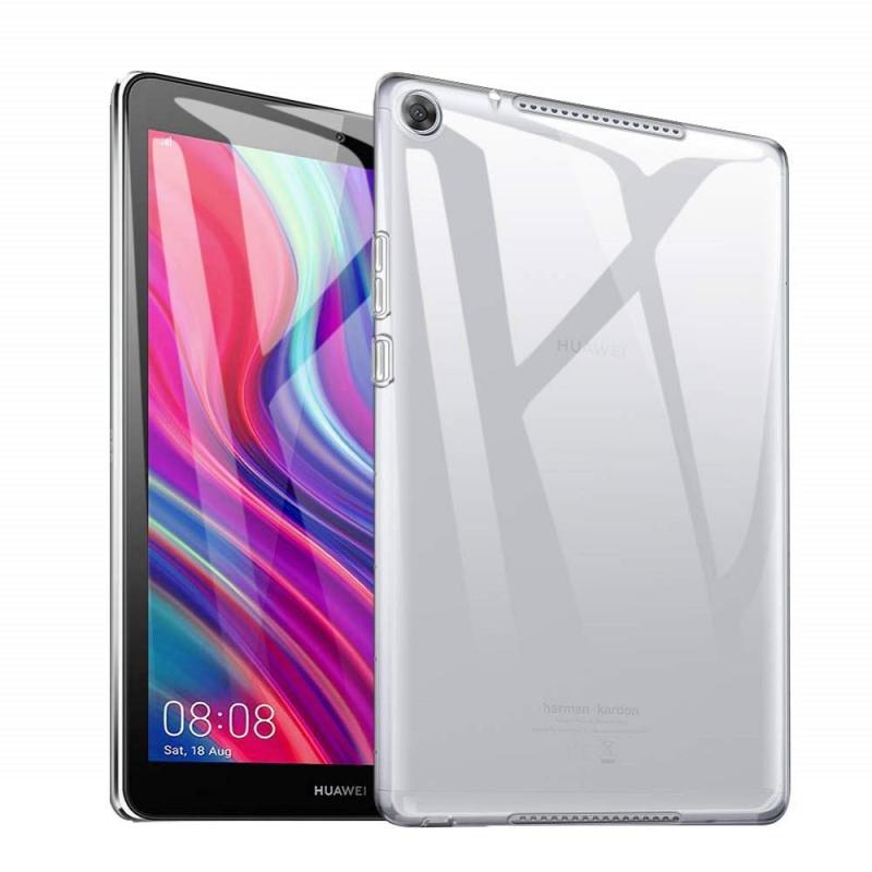 Huawei MediaPad シリーズケース クリア 半透明 TPU素材 保護カバーJDN2-L09専用 背面ケース 超軽量 極薄落下防止
