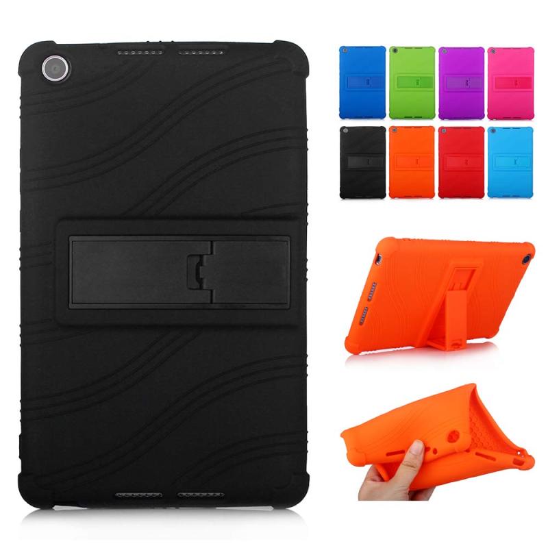 Duanr MediaPad M5 lite 8 JDN2-W09 / JDN2-L09 ケース カバー 8インチ スタンド機能 シリコン 衝撃吸収 タブレットケース