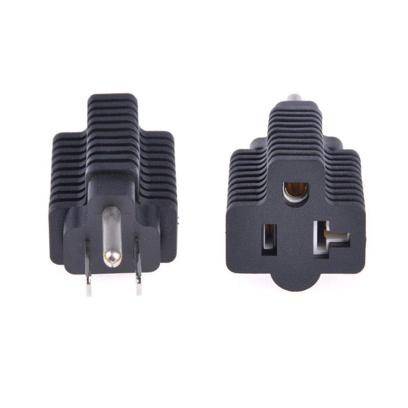 FidgetGear Nema 5-15 P to 5-15 R / 5-20 Rオス - メスUSAプラグ電源アダプタTravel Converte