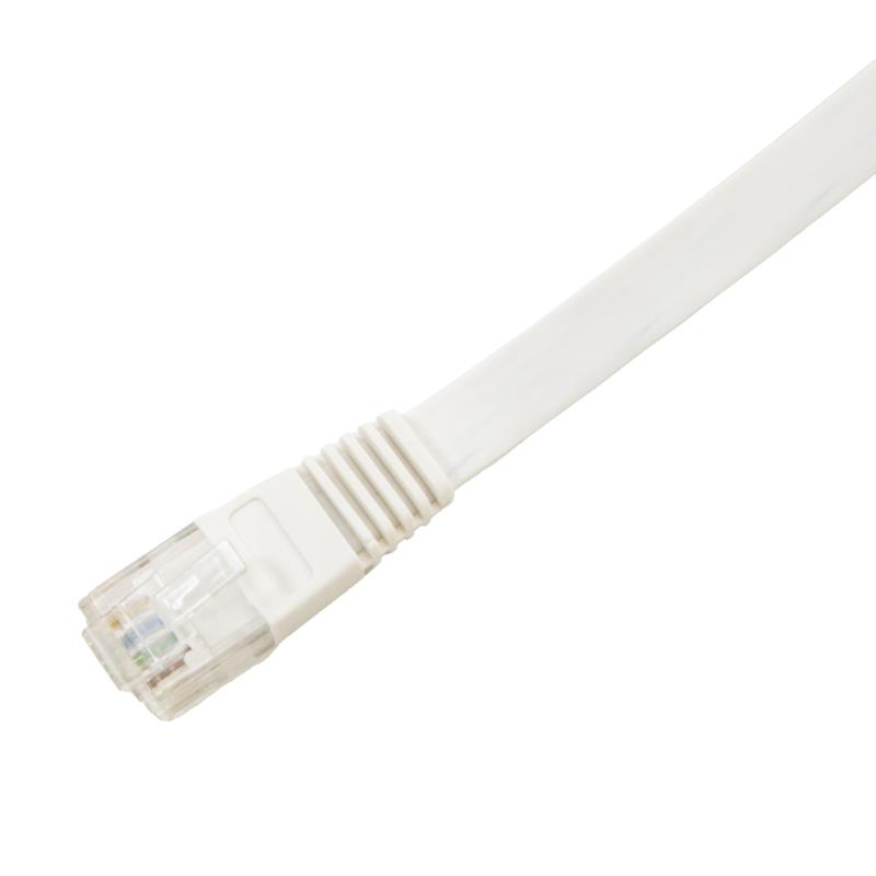 アウトレット品 狭いところにもラクラク配線 薄型 LANケーブル ホワイト カテゴリ5 対応 パソコン ゲーム機 などに