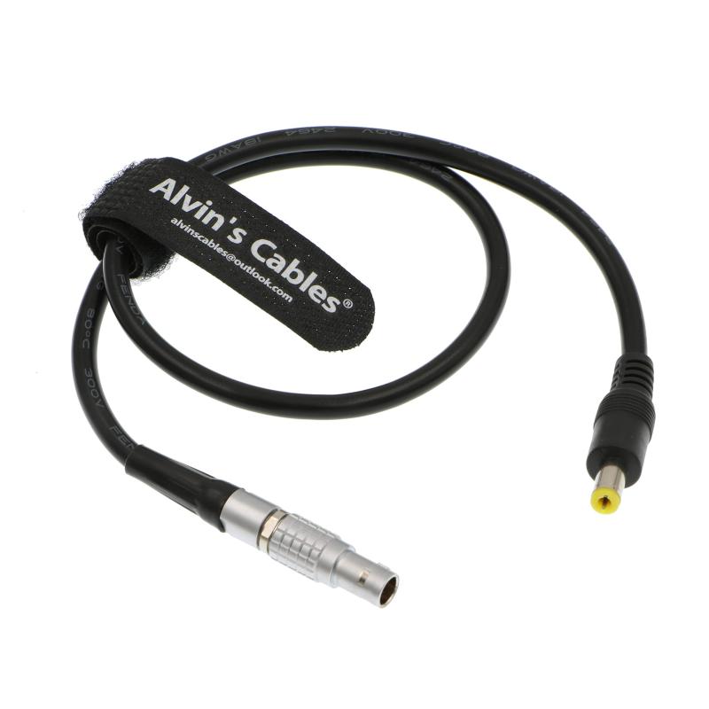 Alvin's Cables Teradek Cube用 電源ケーブル 4ピン(オス) to DCプラグ 45cm ストレートタイプ Cube 100/200/250/300/450/500対応