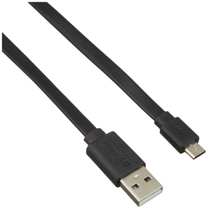 Verbatim バーベイタム microUSB ケーブル゜120cm+20cm