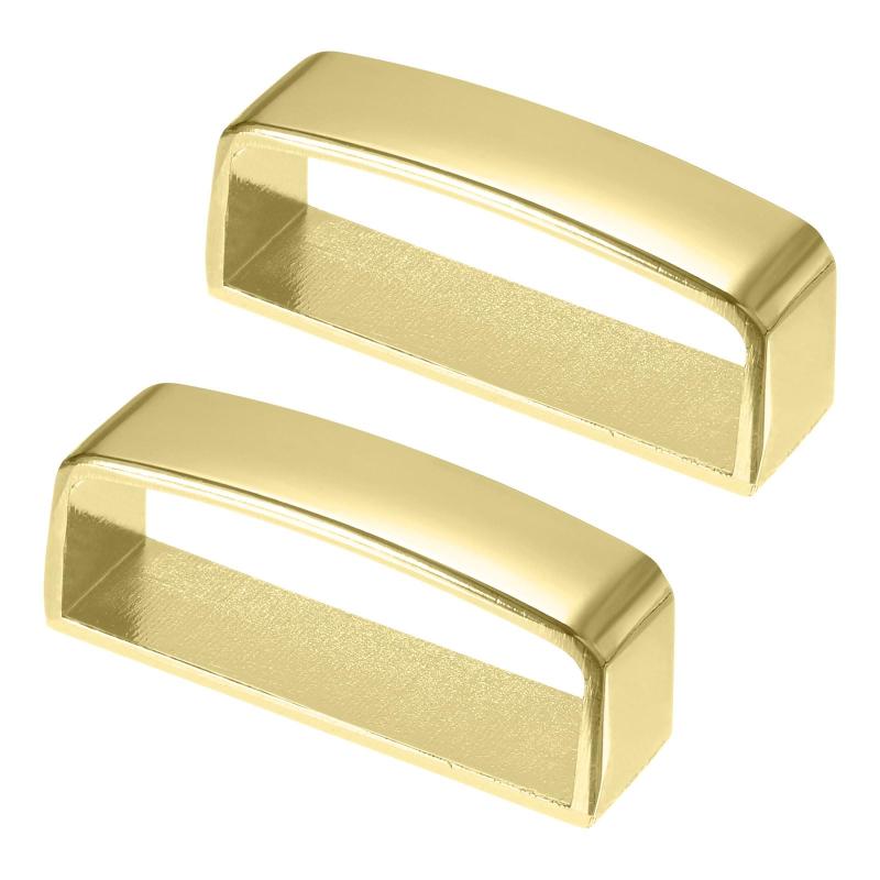 Rakuten - [M METERXITY] 2パックのメタルループキーパーアクセサリー 1.7インチ/4.35 cmベルトループキーパーは ズボンに余分な長さのストラップを保持するために使用されます。フロストベルトバックル[