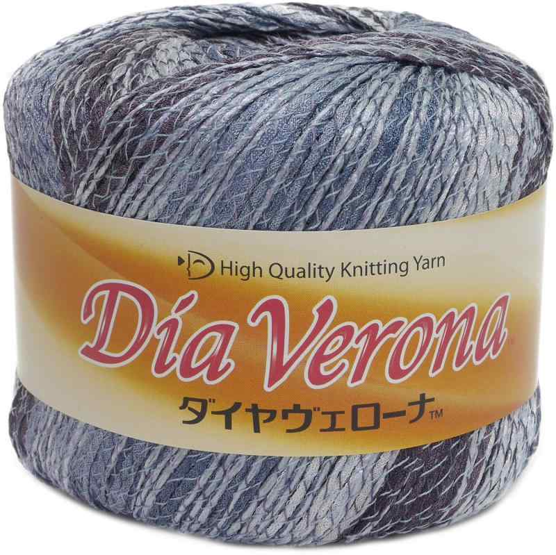 ダイヤ毛糸 ダイヤヴェローナ 毛糸 合太 Col.8302 グレー 系 30g 約117m VE品番：VE太さ：合太仕立：30g 約117m色・柄：Col.8302 グレー 系素材：ポリエステル58%、レーヨン29%、綿13%使用針：棒針5～6号、かぎ針4/0～5/0号標準ゲージ：（棒針）22～24目・30～32段使用シーズン：春夏