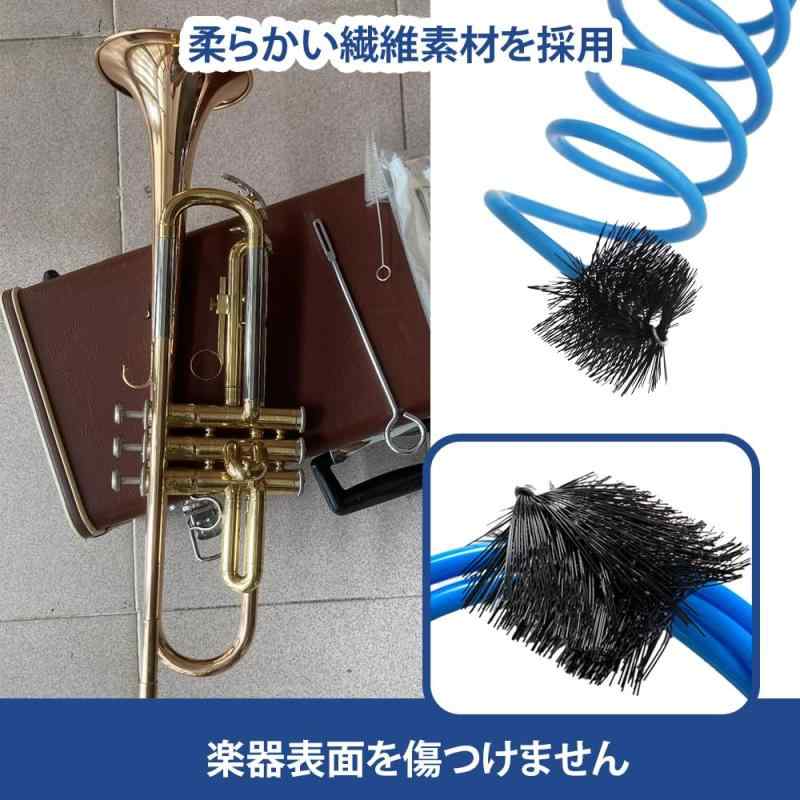 トランペットクリーニングブラシ 3点セット 楽器用ブラシ 管楽器お手入れセット トランペットマウスピースクリーナー 楽器お掃除 柔らかい 損傷ない 軽量便利 楽器アクセサリー 多くの楽 stellarshop-10237523 stellarshop サンプル画像3