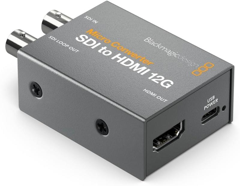 Blackmagic CONVBDC/SDI/HDMI12G/P Micro Converter BiDirect SDI/HDMI 12G PSU(パワーサプライ付属) 