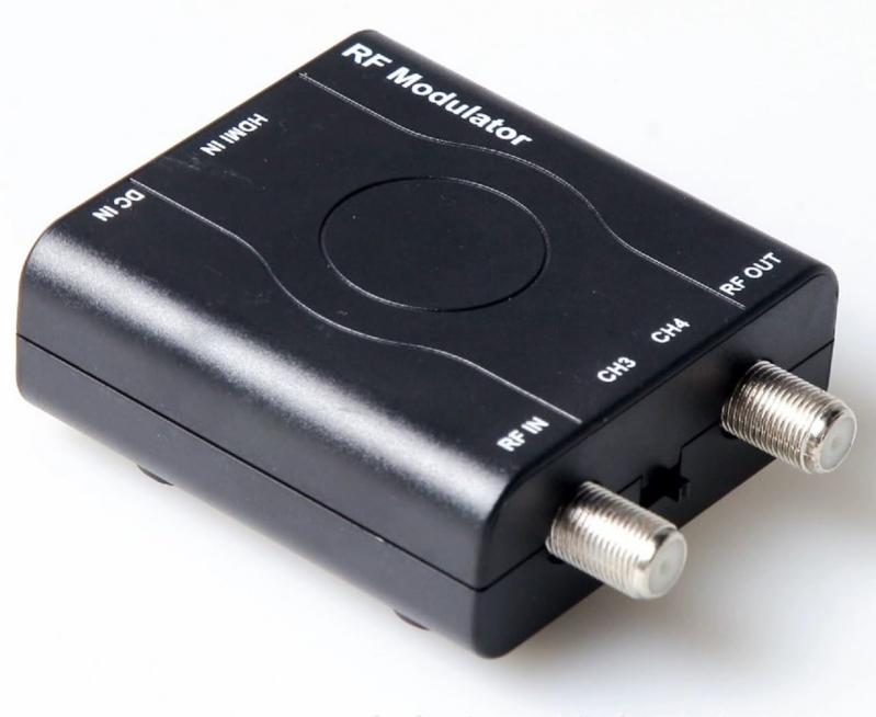 HDMI to RF変換器 RFモジュレーター 同軸出力 コンバーター CH3/4切替 USB給電 1080P VHF HDMI to RF Modulator アナログ/レトロTV対応 