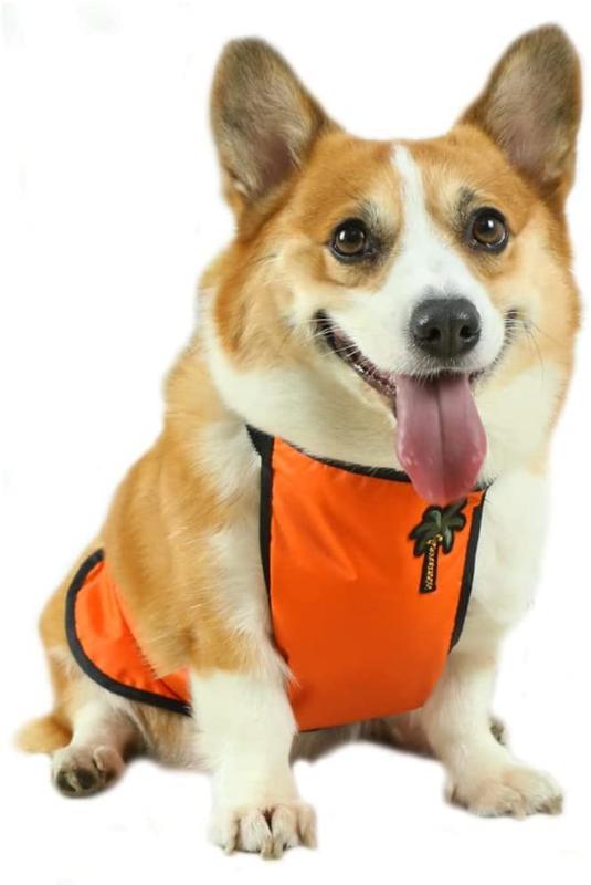 FSLMY 犬 エプロン 泥よけ 小中型犬用 レインエプロン レインコート ドッグウエア ...