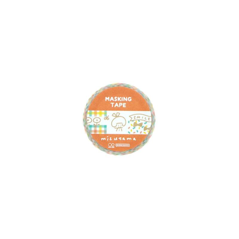 サンスター文具(Sun-Star Stationery) mizutama グッズ マスキングテープ 15mm幅 レッド S8817782mizutamaさん監修、可愛くて便利なステーショナリーコラボ第4弾【特長】定番15mm幅の使いやすいマスキングテープ【内容】1個【サイズ】W50×H50×D15mm【材質】紙