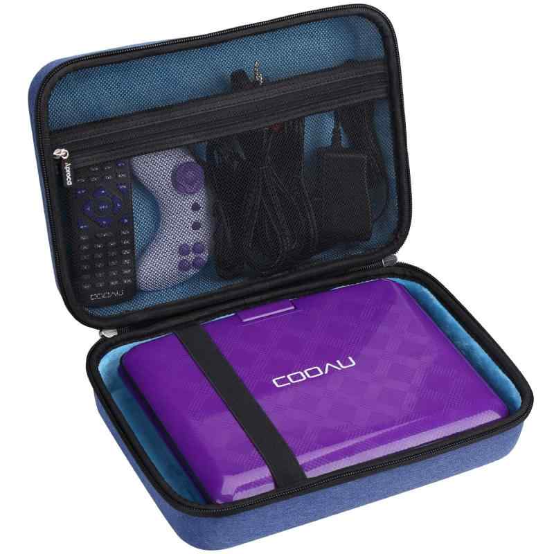 Aproca DVDプレーヤーケース ieGeek 11.5インチ / COOAU 11.5インチ / SQQBZZ 11.5インチ / SUNPIN 11.5インチ / Megatek 12.5インチ ポータブルDVDプレーヤーに対応 アクセサリー用ス