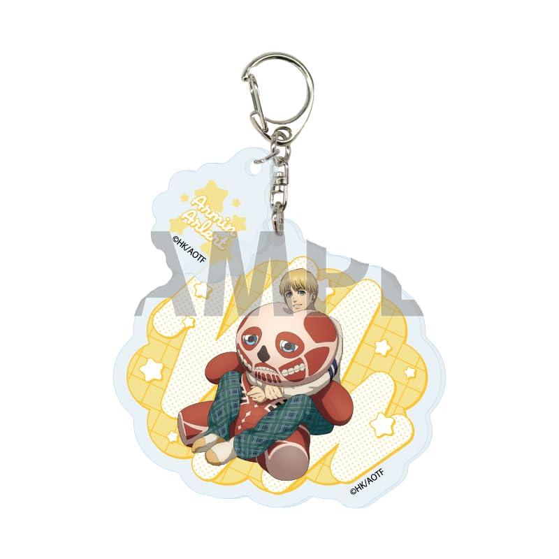 TV anime 'Attack Titan"The Final Season 02 Armin Arlert Relaxing Ver. [Newly Drawn Illustration] Acrylic Keychain with Parts"