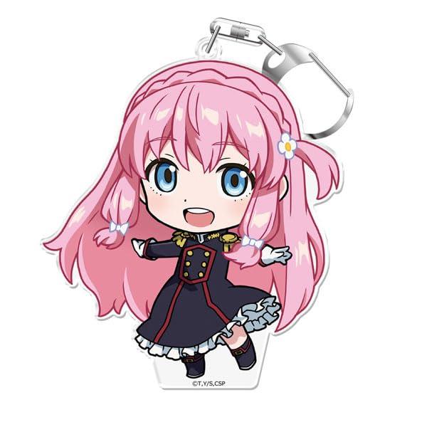 魔都精兵のスレイブ ぷにこれキーホルダー(スタンド付) 大川村 寧サイズ：約95mm（本体）素材：アクリル（本体）、PVC（スタンド）ナスカン付専用スタンド付属