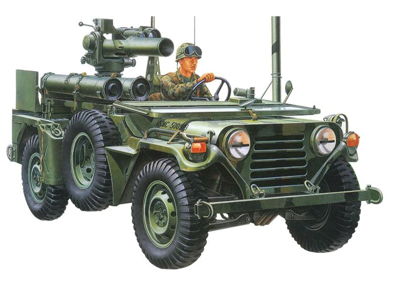 タミヤ 1/35 ミリタリーミニチュアシリーズ No.125 アメリカ陸軍 M151A2 トウミサイルランチャー搭載 プラモデル 35125