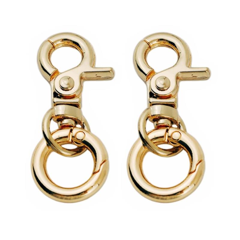 キーホルダー金具 【2個入】ワンタッチキーホルダー 回転カン付き ハンドメイド キーリング アクセサリー DIYスプリング 手芸用品1.亜鉛合金.セット内容：2個ナスカン＋2個キーリング2.ハンドメイド作品の作成だけでなく、補修・修理にも。けのストラップ 金具 パーツやキーホルダーにもできます。キーホルダーやストラップ作成、カバンなどのハンドメイドの必須アイテムです。3.手作りにぴったり： 使いやすいワンタッチキーホルダー金具で、ハンドメイドキーホルダーに欠かせない金具です。 プラ板、フェルトマスコット、レジン、革小物などを作ったりこの金具に留めると。4.金具ナスカン頑丈で耐久性高い 。ハンドメイド キーホルダー表面に美しいシルバーの光沢をくれ、金具の表面を保護もできます。キラキラして高級感もあります。
