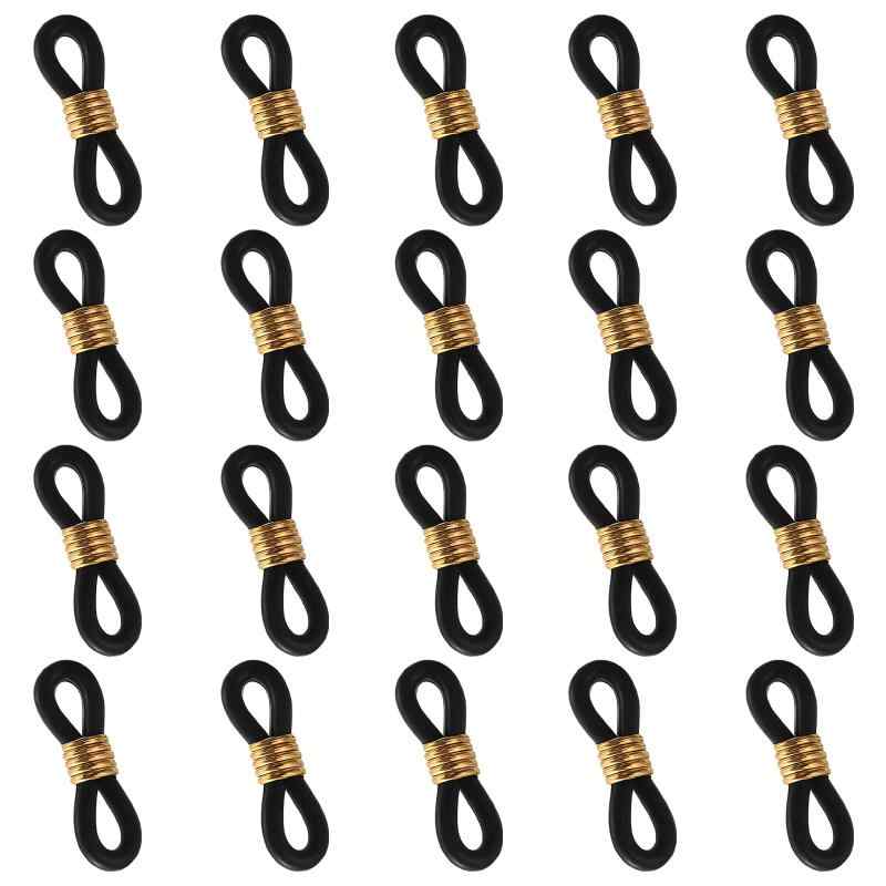 BLOOPIC メガネチェーン 留め具 眼鏡 めがね パーツ 8字型 シリコン デザイン自在 アクセサリー用パーツ DIY 交換用