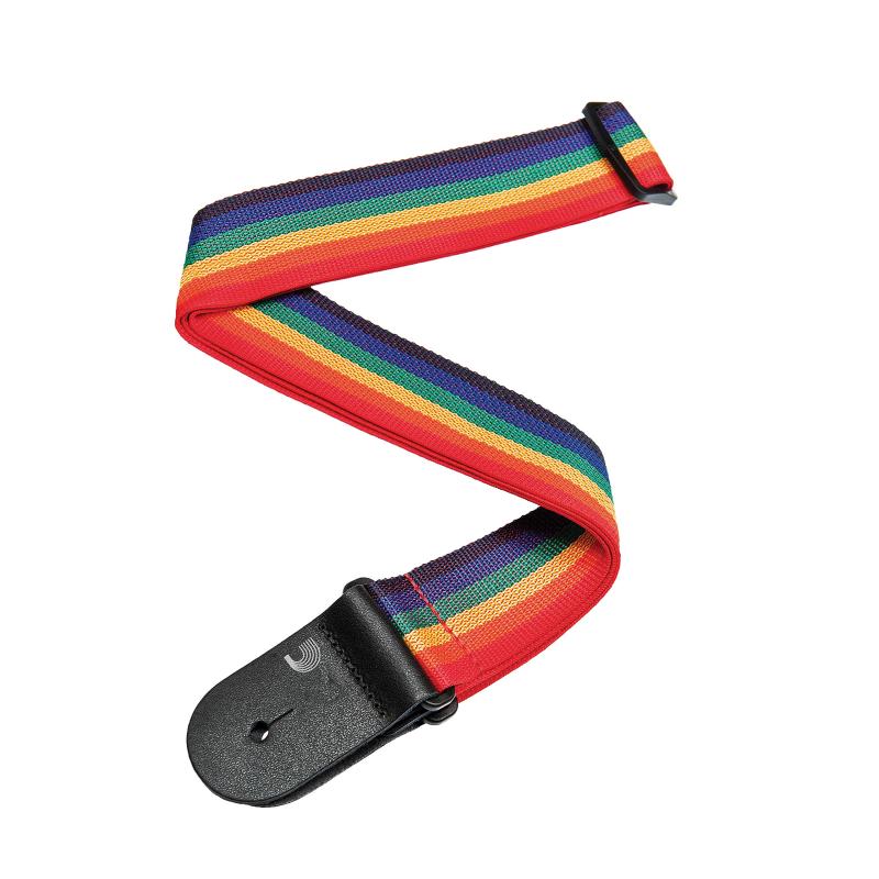 D'Addario ダダリオ ギターストラップ Poly-Pro Guitar Strap レザーエンド PWS1