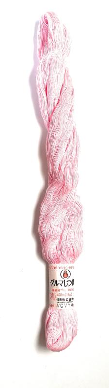 横田 ダルマ しつけ糸 40番 420m巻 18g Col.ピンク 100B