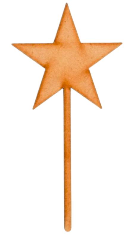 KNOP（クノップ） ” star ” 木製 ケーキトッパー 星型