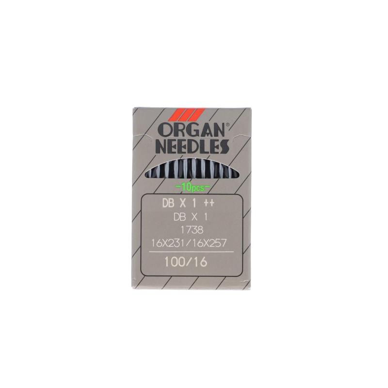 オルガン針 工業用ミシン針 ORGAN NEEDLES 10本入り 16番手 DBX1++