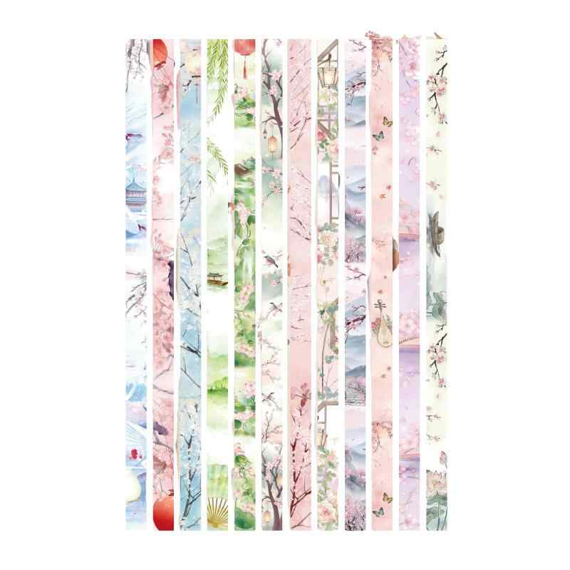 星折り紙 おりがみ 花々 桜柄 絵画 両面スターペーパー DIY 手作り プレゼント 贈り物 ギフト お祝い お祈り 星の折り紙 両面 カラフル プリント 芸術、学校、教育用品用のクリエイティブな