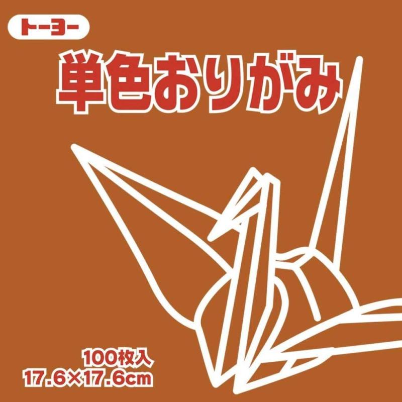 トーヨー 折り紙 片面おりがみ 単色 あかちゃ
