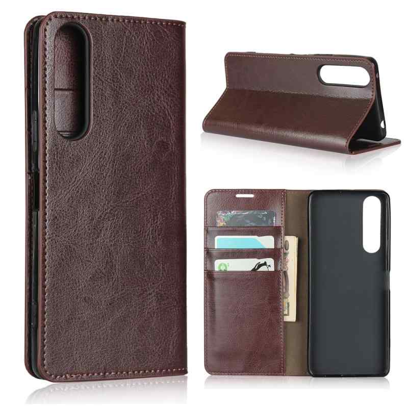 Crazy Horse Leather Case for Xperia 1 II
