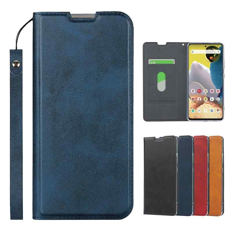 GSXNWDY Leather Case for Galaxy A51 JP